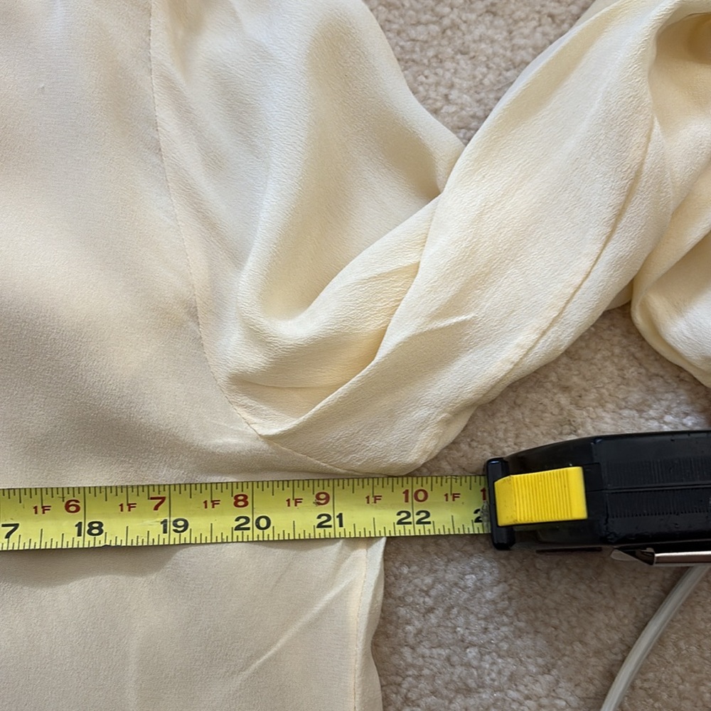 Gucci Cream Ruffle Front Blouse - Picture 8 of 11